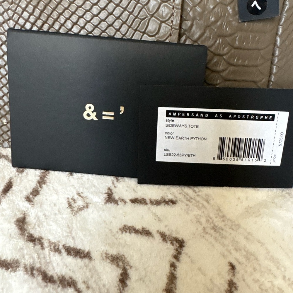 Ampersand As Apostrophe New Earth Python Sideways… - image 3